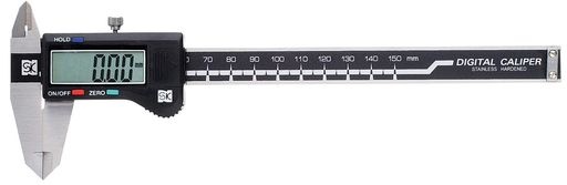 新潟精機SKデジタルノギス150mmDN-150デプスバー有クリアハードケース付