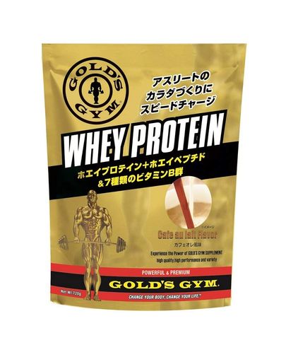 ゴールド体育館(GOLD’SGYM)ホエイプロテインカフェオレ味わい720g