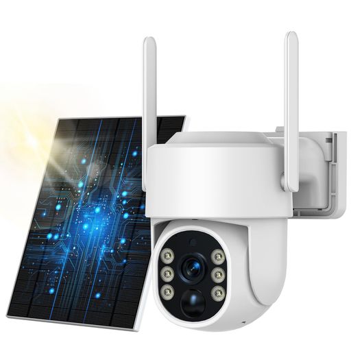 防犯カメラ 屋外 ソーラー ワイヤレス 2.4/5GHZ WiFi対応 ソーラーパネル充電・双方向通話】 ワイヤレス 防犯カメラ
