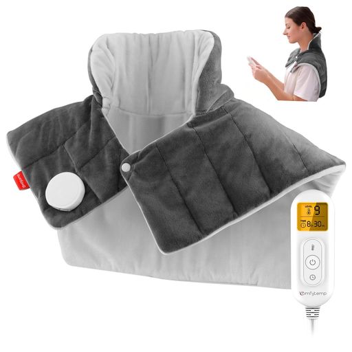 Comfytemp電気肩パッド肩あたため電気ホットマット9段階温度調整11段階タイマー機能付き電気マット一人用ホットカーペット省エネ防寒対策洗濯可能過熱防止防臭ダニ退治高級フランネル生…