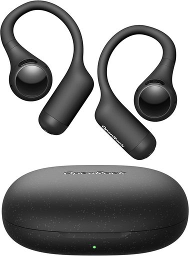 OpenRock S2 オープンイヤー型 ワイヤレスイヤホン Bluetooth 6.0 耳を塞がない 7g 超軽さ心積もり ハイレゾ/LDAC相応う/IPX5雨合羽 ワンタッチ映画化 耳掛け式 マルチポイント繋ぎ合わせる ENC電話を掛ける響動めき切り詰め …