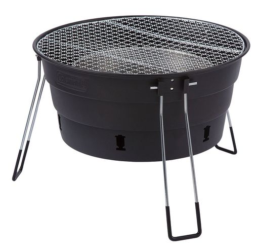 Coleman(電話を掛けるマン)バーベキューグリルパックアウェイグリルII濃灰色御盆付パウダーコンパクト納める2000027319