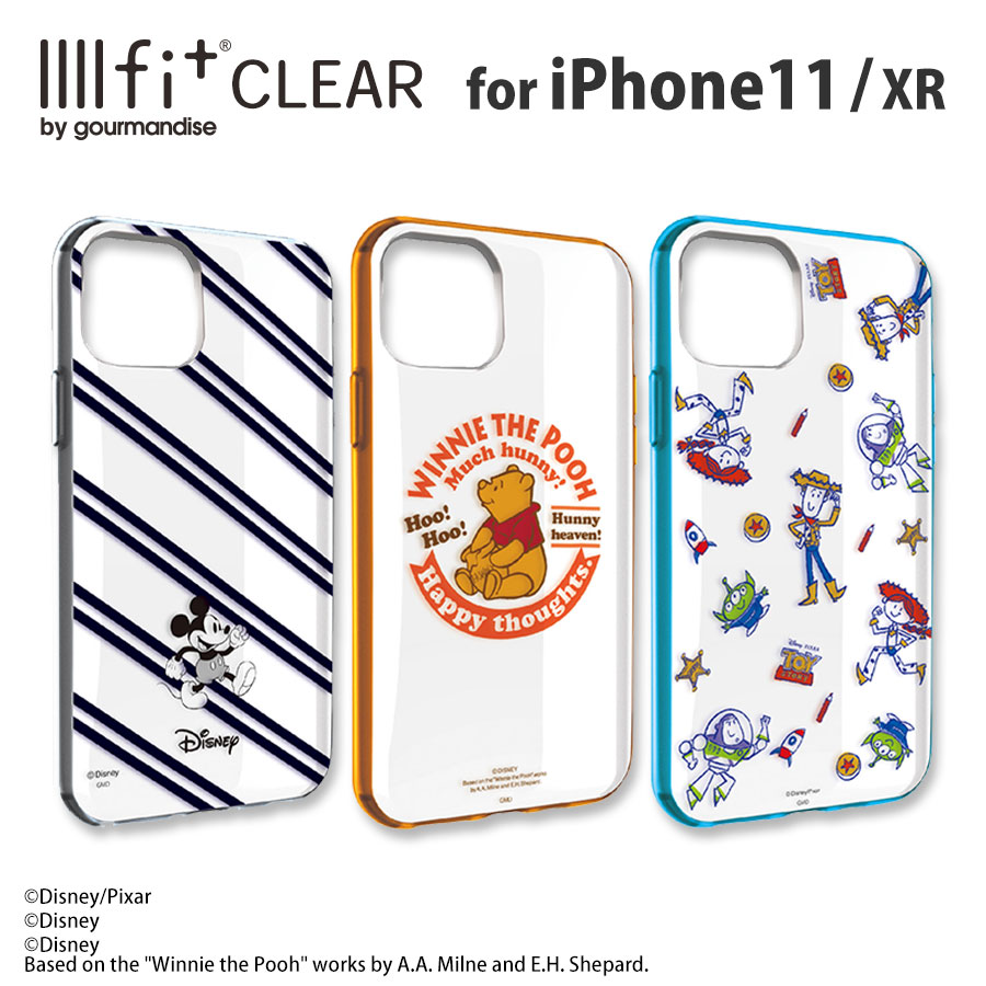 楽天市場 ディズニー ディズニー ピクサーキャラクター Iiiifit Clear Iphone11 Xr対応ケース グルマンディーズ楽天市場店