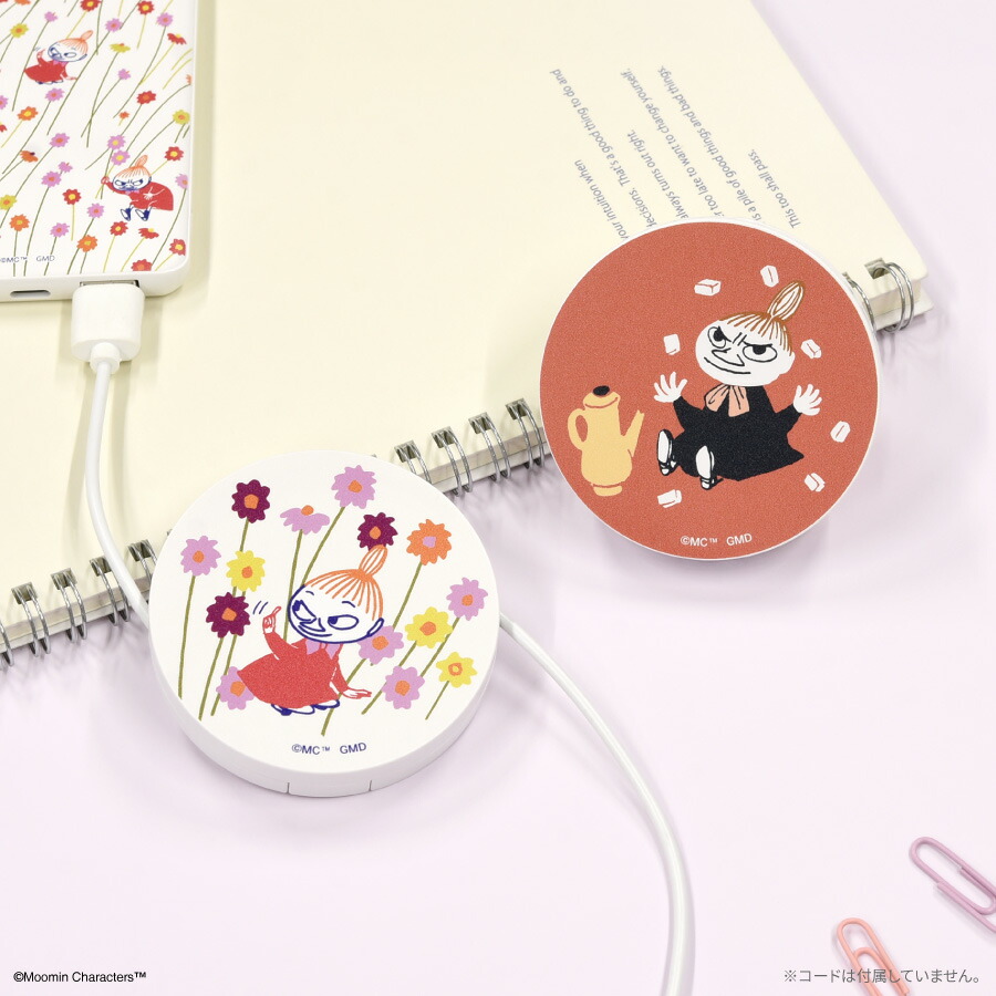 【公式】ムーミン リトルミイフェア コードリールケース ムーミン コードリールケース ケーブル収納ケース リトルミイ レッド ホワイト ネイビー ブラック 充電ケーブル 充電コード 収納ケース 巻き取り コンパクト 持ち運び キャラクター かわいい画像