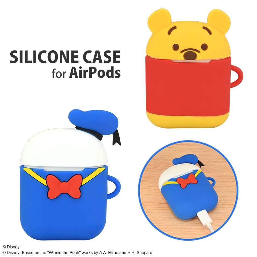 楽天市場 ディズニーキャラクター Airpods 第1世代 第2世代 シリコンケース グルマンディーズ楽天市場店