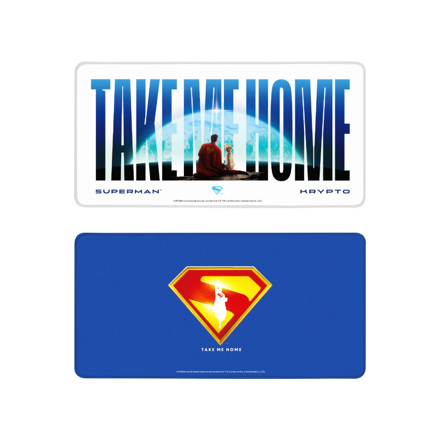 【公式】映画『スーパーマン』 デスクマット DCコミックス ホワイト ブルー マウスパッド テーブルマット マウス対応 在宅ワーク 在宅勤務 テレワーク デスクワーク オフィスワーク ゲーミング 滑り止め ソフトタイプ パソコン 卓上 PC用品 学習机 誕生日 プレゼント ギフト画像