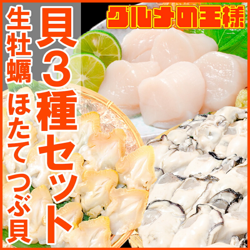 貝3種セット 生牡蠣 1kg ほたて ギフトrn 冷凍 豊洲市場 500g ツブ貝 ホタテ 牡蠣 お刺身用 かき 生食用 むき身 q カキ 帆立 つぶ貝開き 業務用 築地市場 牡蛎