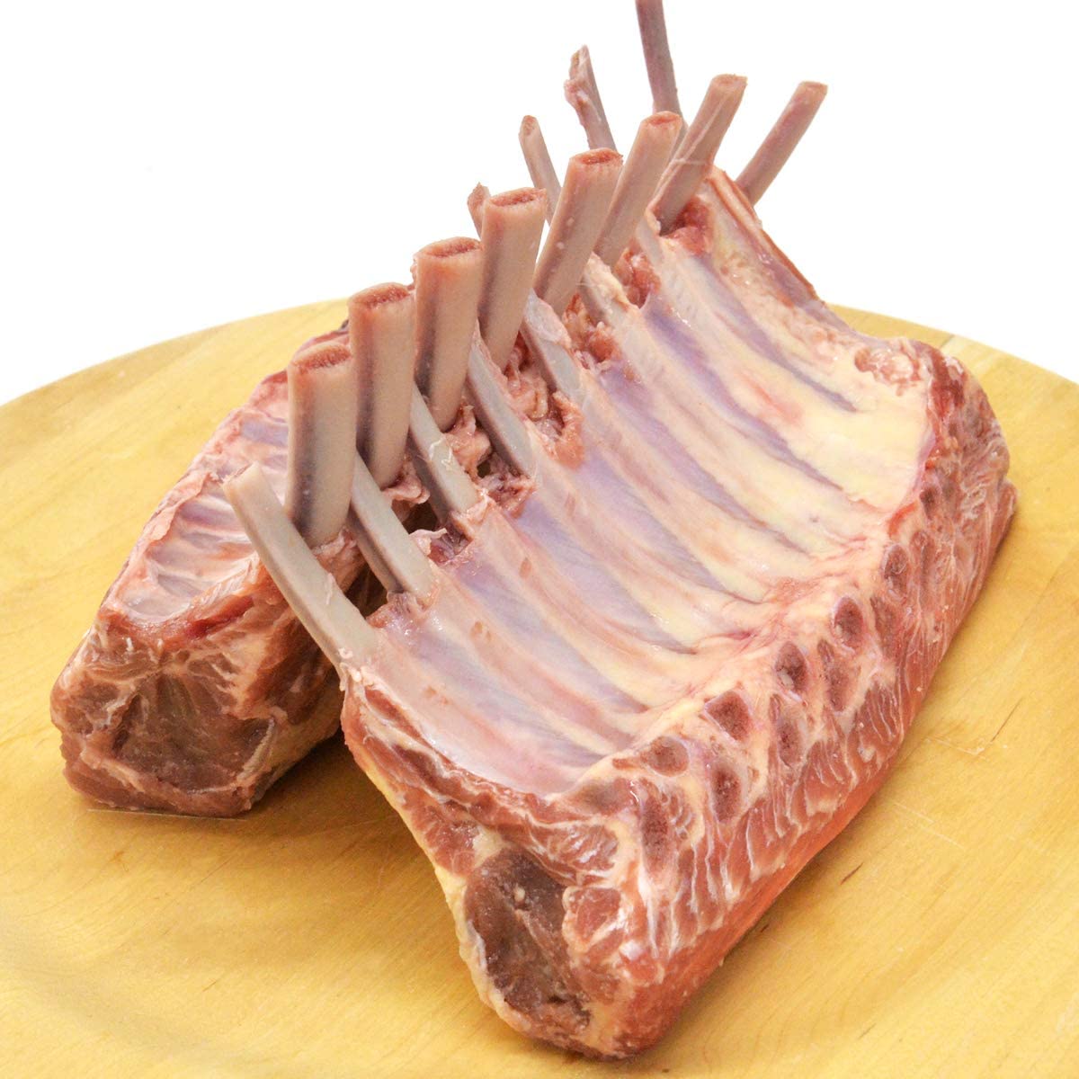 ラム フレンチラック（整形済 2枚入 約1.1kg）ニュージーランド産【冷凍 不定貫8,324円/kgで再計算】
