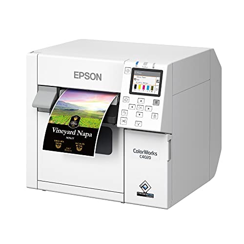 エプソン カラーラベルプリンター CW-C4020M 白 コンパクト 送料無料