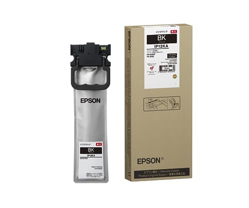 エプソン EPSON 完全無欠インキ容器に並べる 黒いこと 約5000ペイジ IP12KA 貨物輸送無料