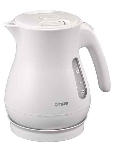 【WEB限定】タイガー魔法瓶 電気ケトル 驚速 軽量 湯沸かし 1.0L 蒸気セーブ 転倒お湯漏れ防止 カラ炊き防止 マットホワイト P 送料無料