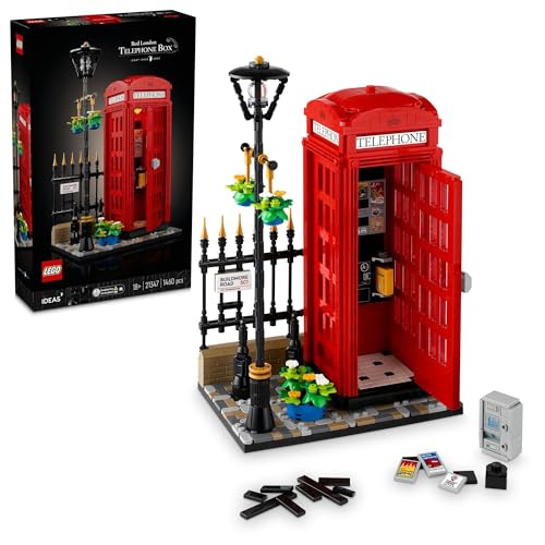 レゴ(LEGO) アイデア 英国の首都の真っ赤公衆電話を掛ける 手あそび 手あそび 生まれ落ちる日 差し上げ物 立ちはだかる 母の日 父の日 成人男性 成人女性 室内装飾 貨物輸送無料