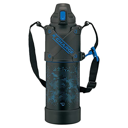象印マホービン(ZOJIRUSHI) 水筒 シームレスせん スポーツタイプ 大容量 1.5L 直飲み ステンレスクールボトル ブル―ブラ 送料無料