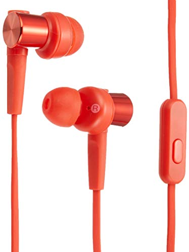 ソニー イヤホン 重低音モデル MDR-XB55AP : カナル型 リモコン・マイク付き レッド MDR-XB55AP R 送料無料