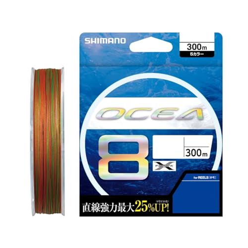 シマノ(SHIMANO) PE伝達ルート オシア8 300m LD-A71S 10号(68.9kg) 5色つや 貨物輸送無料