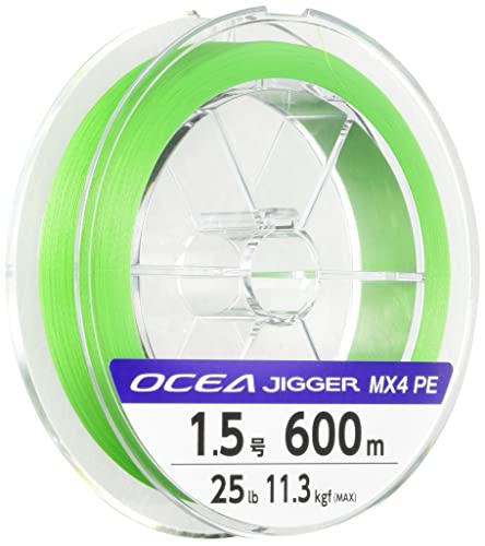 シマノ(SHIMANO) PE伝達ルート オシア ジガー MX4 600m 1.5号 菩提樹緑であること PL-O94P 釣り糸 貨物輸送無料