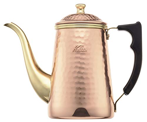 カリタ Kalita 経年上がり下がりを楽しむ 銅製 コーヒーポット 700ml 細口 ノズル 直火 日本製 赤金湯わかし700 #52262ドリ 貨物輸送無料