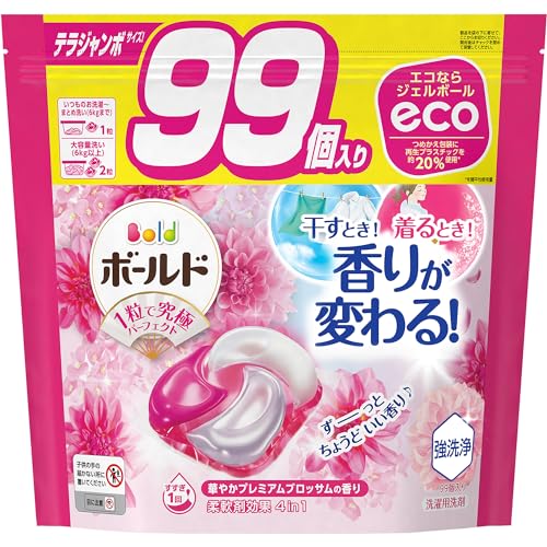 ボールド ジェルボール 4D 洗濯洗剤 プレミアムブロッサム 詰め替え 99個[大容量] 送料無料