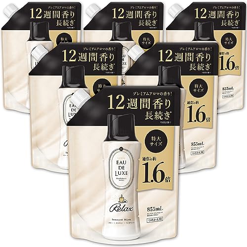 レノア オードリュクス 香り付け専用ビーズ マインドフルネスシリーズ リラックス 詰め替え 855mL×6袋 送料無料