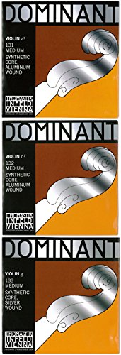 THOMASTIK Dominant ドミナント 4/4バイオリン弦 A.D.G線セット(D線アルミ巻) 送料無料｜GOZIGEN Shop店 8,199円