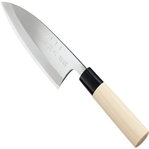 関孫六 銀寿 本鋼 和まかない方 出刃包丁 (左用) 150粍 AK-5203 貨物輸送無料