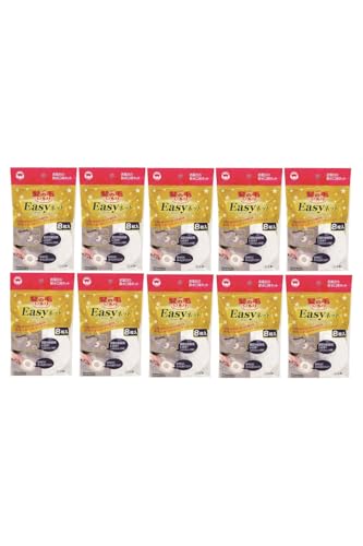 ボンスター 髪の毛トリトリ Easyネット お風呂の排水口用 8枚入り ×10個セット 髪の毛、細かなゴミをしっかりキャッチ 送料無料