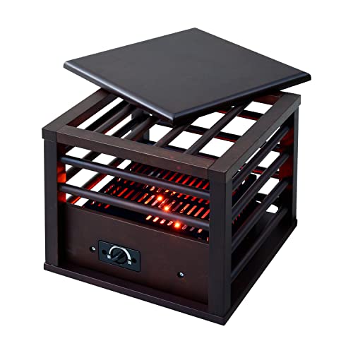 メトロ 一人用 こたつ ミニ 天板付 省エネ (幅30&times;奥行30&times;高さ26cm) コルチェヒーター 温度調節機能付き MPQ-102B( 送料無料｜GOZIGEN Shop店