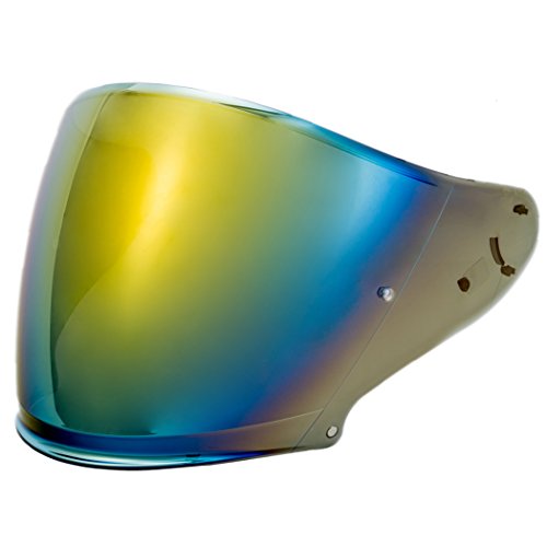 山城(Yamashiro) EXTRAシールド (エキストラ) ミラーシールド 【SHOEI CJ-2 PINLOCK】 ダークスモーク 送料無料|GOZIGEN Shop店