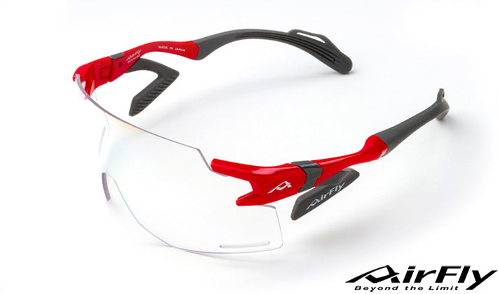 AirFly エアフライ AF-301-C6BK　RED　調光レンズ | 度付き 度なし 度入り 度あり 乱視 伊達 メンズ レディース 本格 おしゃれ フレーム 高級 20,306円