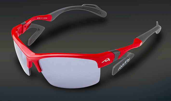 AirFly エアフライ AF-303-C4　RED | 度付き 度なし 度入り 度あり 乱視 伊達 メンズ レディース 本格 おしゃれ フレーム 高級｜GP-DIRECT
