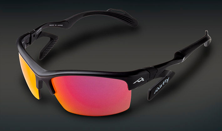 AirFly エアフライ AF-303-C1　BLACK MATT | 度付き 度なし 度入り 度あり 乱視 伊達 メンズ レディース 本格 おしゃれ フレーム 高級
