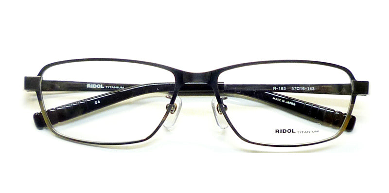 RIDOL TITANIUM リドル R-183 57□16 | 度付き添い人 度なし 度入り口・入口 度あり 乱視 伊達 メンズ レディース 本格 今めかしい ひな形 飛び切り