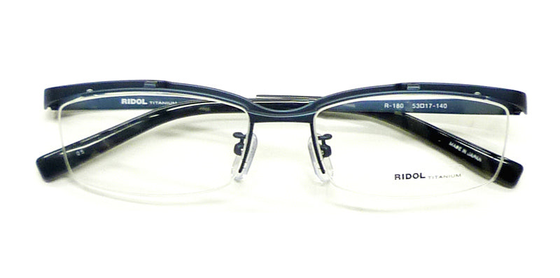 RIDOL TITANIUM リドル R-180　跳ね上げタイプ | 度付き 度なし 度入り 度あり 乱視 伊達 メンズ レディース 本格 おしゃれ フレーム 高級