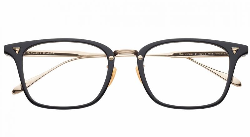 BJ Classic Collection COM-559-GT　53□21 (BJクラシック) | 度付き 度なし 度入り 度あり 乱視 伊達 メンズ レディース 本格 おしゃれ フレーム 高級