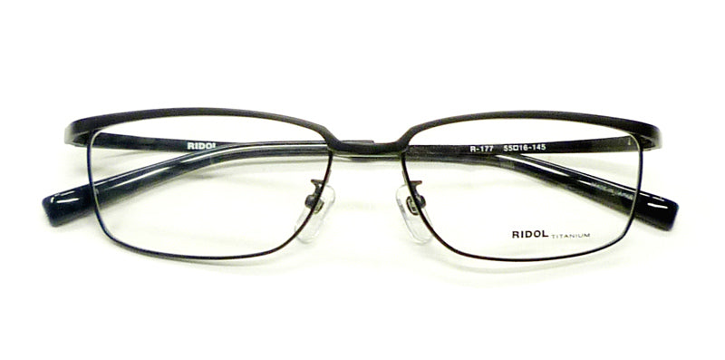 RIDOL TITANIUM リドル R-177 | 度付き 度なし 度入り 度あり 乱視 伊達 メンズ レディース 本格 おしゃれ フレーム 高級
