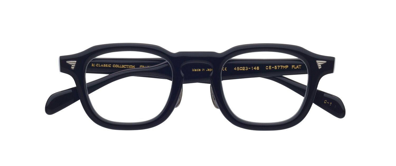 BJ Classic Collection CE-577MP FLAT SUPERIOR　45□23 (BJクラシック) | 度付き 度なし 度入り 度あり 乱視 伊達 メンズ レディース 本格 おしゃれ フレーム 高級｜GP-DIRECT