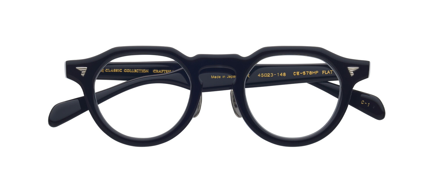 BJ Classic Collection CE-578MP FLAT SUPERIOR　45□23 (BJクラシック) | 度付き 度なし 度入り 度あり 乱視 伊達 メンズ レディース 本格 おしゃれ フレーム 高級｜GP-DIRECT