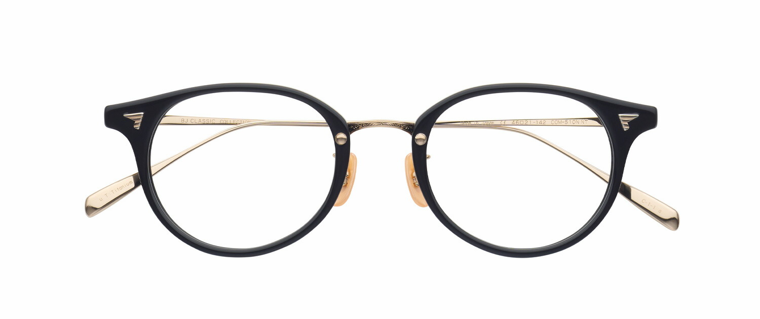BJ Classic Collection COM-510N-NT 46□21 (BJ古典派音楽) | 度付き添い人 度なし 度入り口・入口 度あり 乱視 伊達 メンズ レディース 本格 今めかしい ひな形 飛び切り