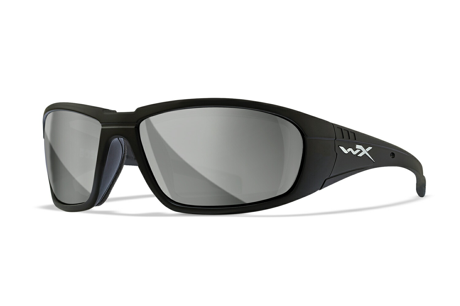 WX ワイリーエックス BOSS 元締め Silver Flash (Smoke Grey)  | 黒眼鏡 青色ともし火 度付き添い人 度なし 度入り口・入口 度あり 乱視 伊達 メンズ レディース 本格 かっこ良い 屋台骨 御前上等 サングラス-バッグ・小物・ブランド雑貨-眼鏡・サングラス