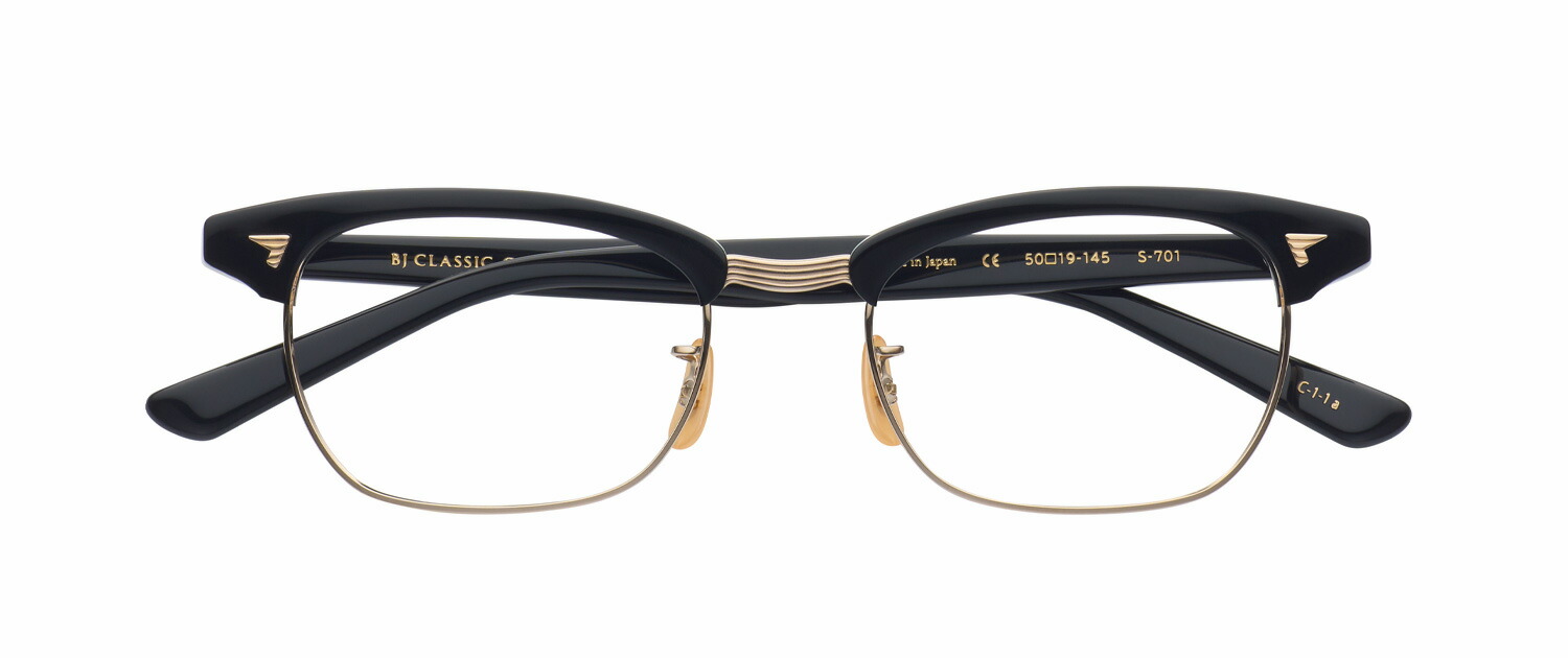 BJ Classic Collection S-701 50□19 (BJ古典派音楽) | 度付き添い人 度なし 度入り口・入口 度あり 乱視 伊達 メンズ レディース 本格 今めかしい 一こま 御前上等
