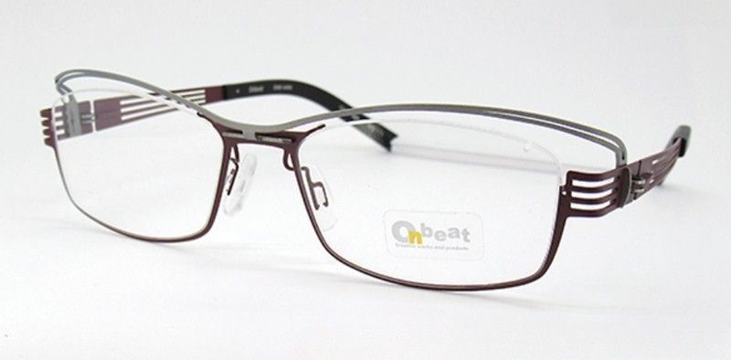 Onbeat オンビート ONB-449H 54□18 | 度付き添い人 度なし 度入り口・入口 度あり 乱視 伊達 メンズ レディース 本格 今めかしい ひな形 飛び切り