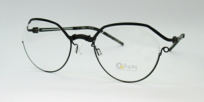 Onbeat オンビート ONB-464H 49□21 | 度付き添い人 度なし 度入り口・入口 度あり 乱視 伊達 メンズ レディース 本格 今めかしい ひな形 飛び切り