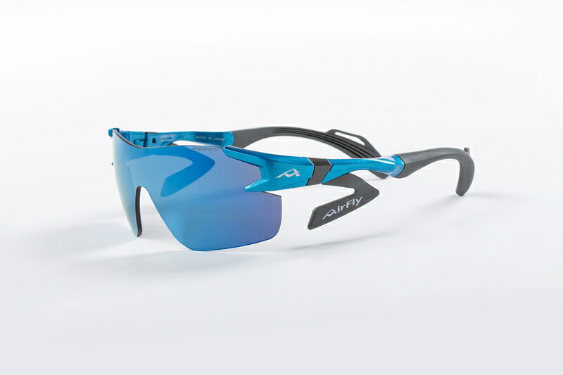 AirFly エアフライ AF-302SP C-35 AQUA BLUE | サングラス ブルーライト 度付き 度なし 度入り 度あり 乱視 伊達 メンズ レディース 本格 おしゃれ フレーム 高級