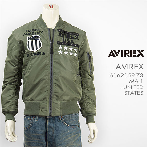 楽天市場 Avirex アビレックス Ma 1 パッチド フライングタイガース Avirex Ma 1 Patched Flying Tigers 73 フライトジャケット ミリタリー 送料無料 ジーンズ ジーパ ウェブサイト