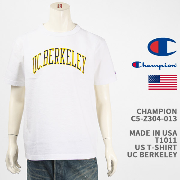 Champion チャンピオン メイドインUSA T1011 Ｔシャツ カリフォルニア大学バークレー校 CHAMPION MADE IN USA T1011 US T-SHIRT UCB C5-Z304-013【国内正規品/米国製/半袖/クリックポスト】
