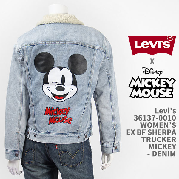 jacket levis mickey mouse
