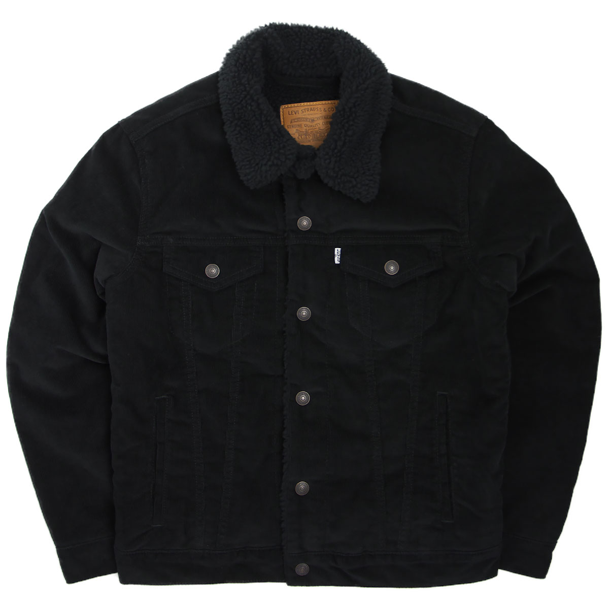 levi's black corduroy jacket