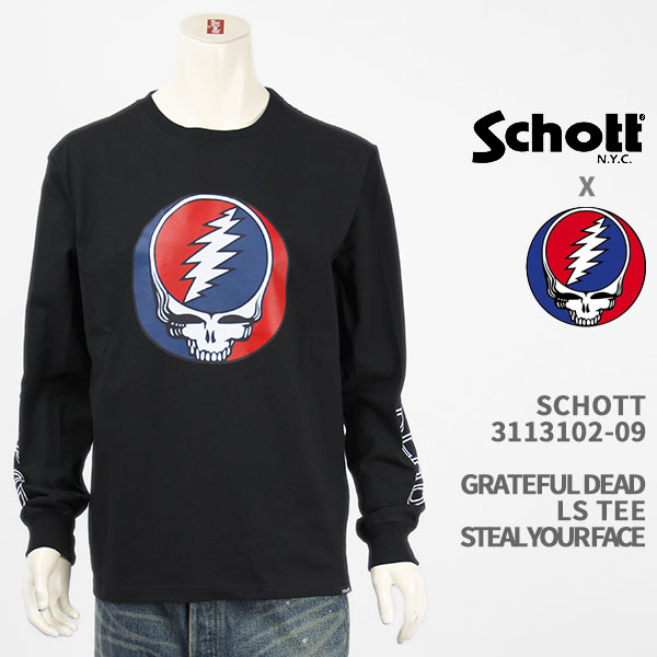 楽天市場】ショット Schott GRATEFUL DEAD グレイトフルデッド 長袖 T