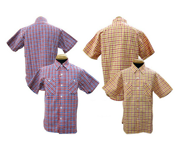 Sugar Cane（シュガーケーン） Sugar Cane Light “SUCKER CHECK”半袖細工物プルオーバーsc36557-14SS