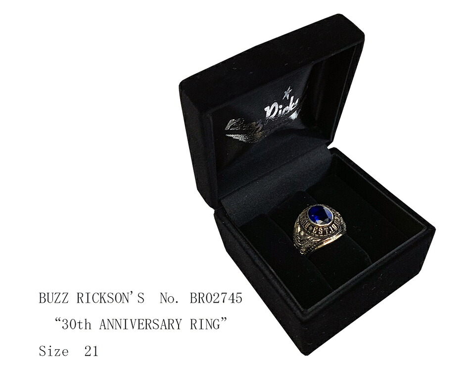 BUZZ RICKSON'S バズリクソンズ “30th ANNIVERSARY RING”　 Size　21 No. BR02745 2023年生産モデル BR02745-21